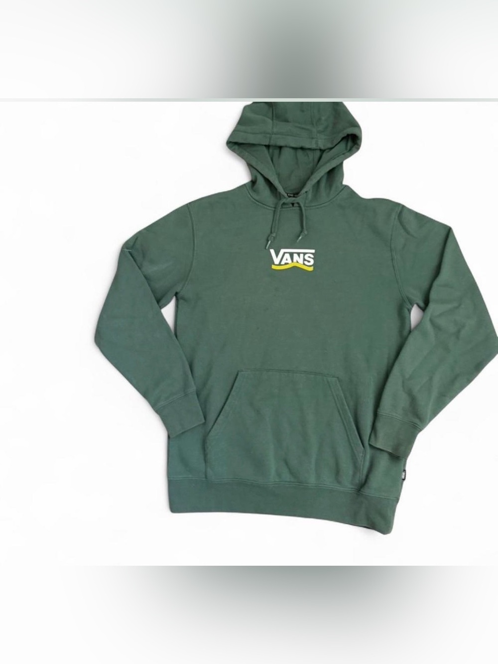 Vans Men's Green Pullover Hoodie size small